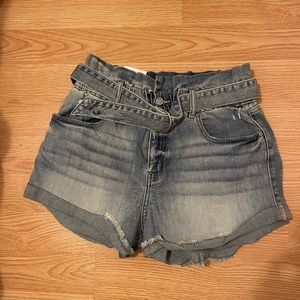 High rise shorts
